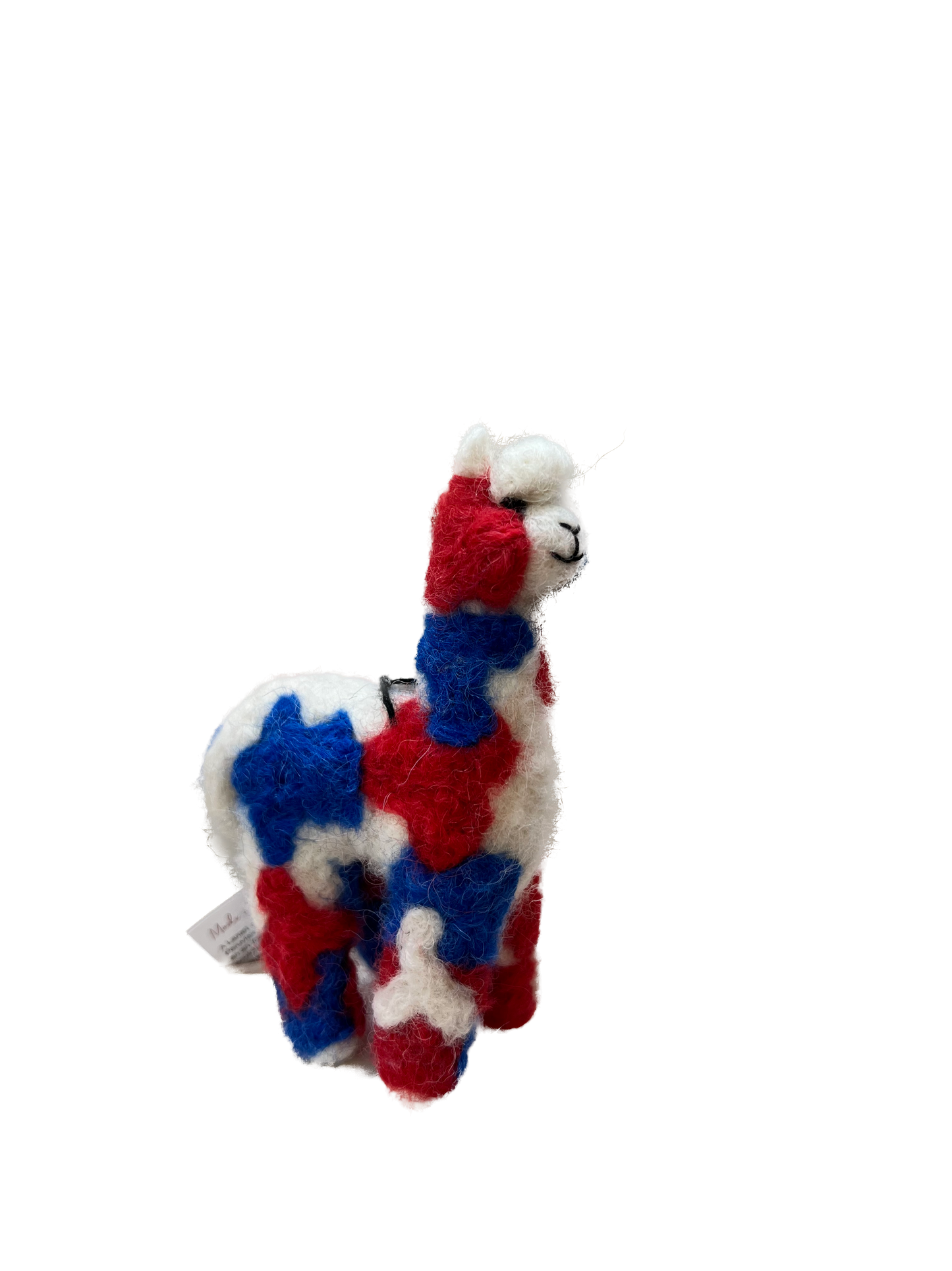 Felt Cria Alpaca: Sculpture Ornament Holiday Decor