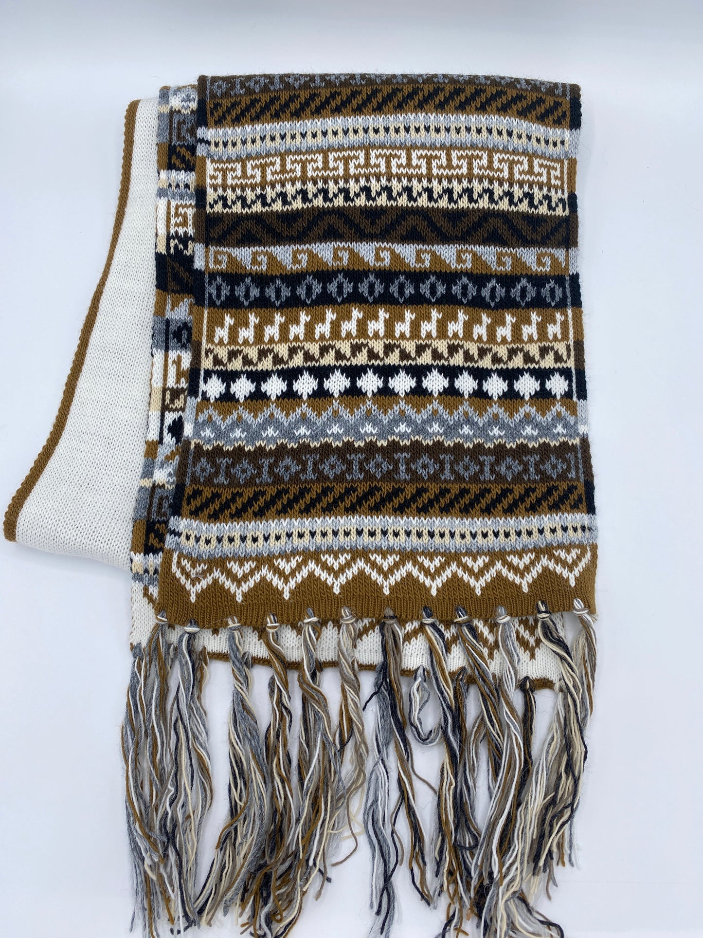 Multicolor Alpaca Scarf