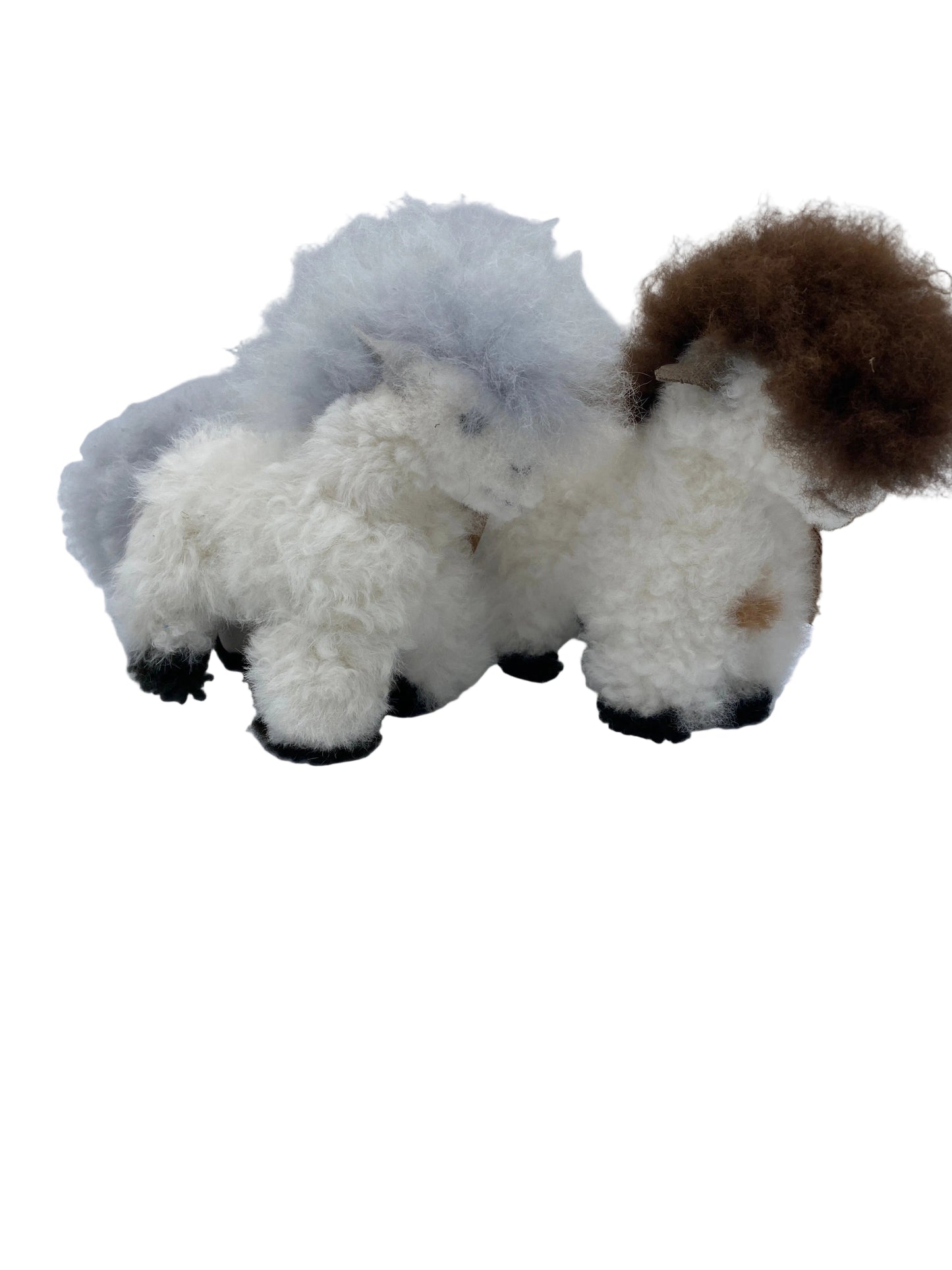Alpaca Fur Tiny Horse Toy