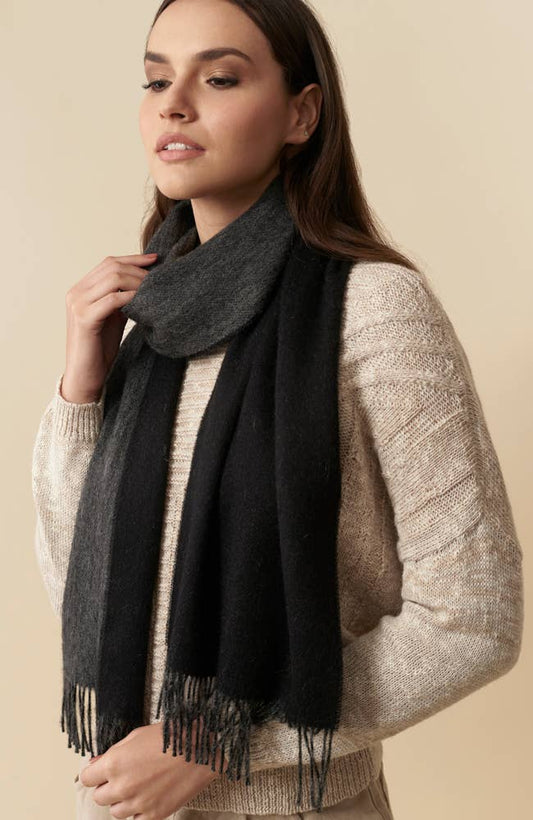 Baby Alpaca Scarf | Double Sided Scarf | Unisex Scraf | Fall