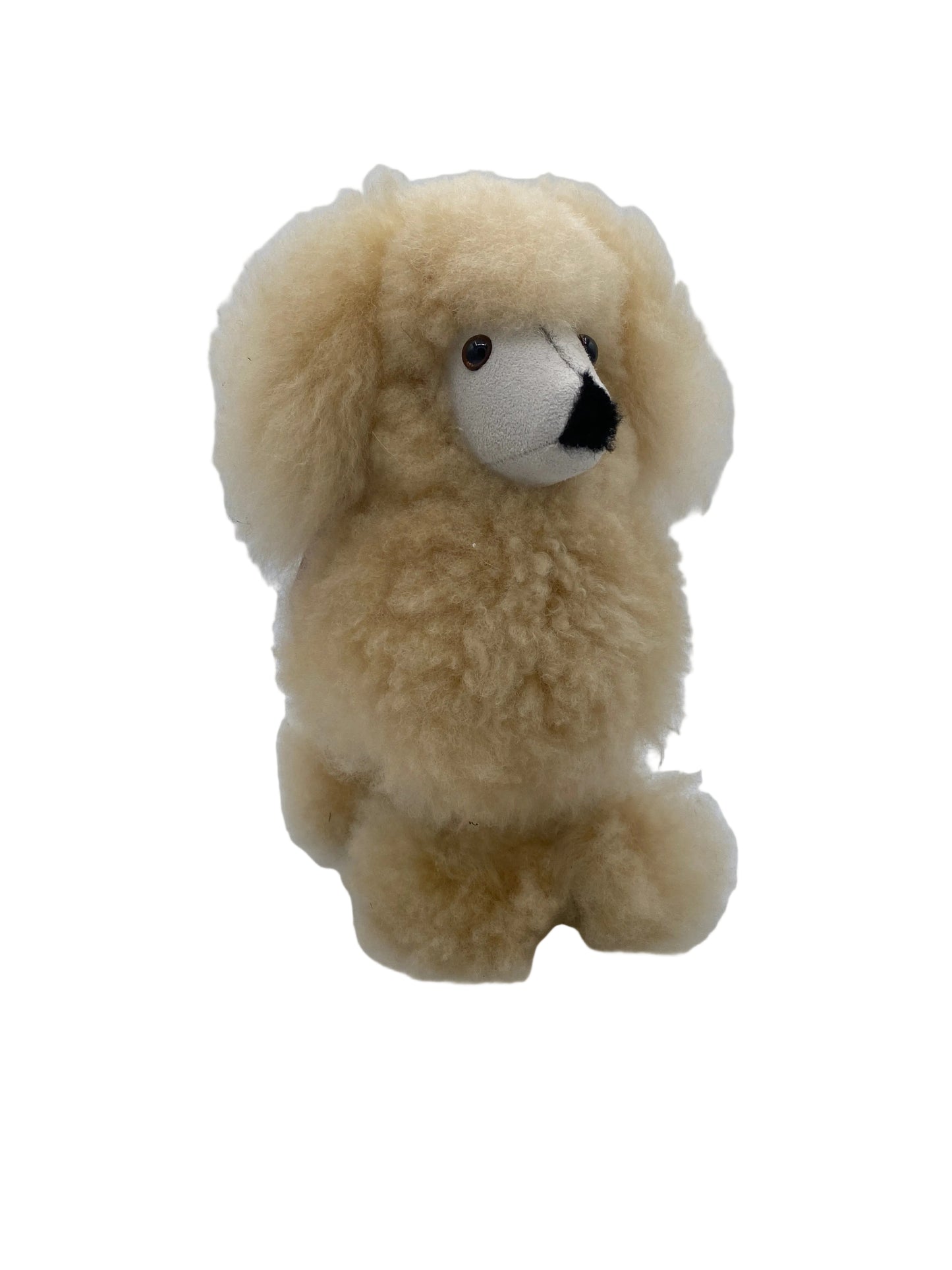 Alpaca Fur Medium Poodle Toy