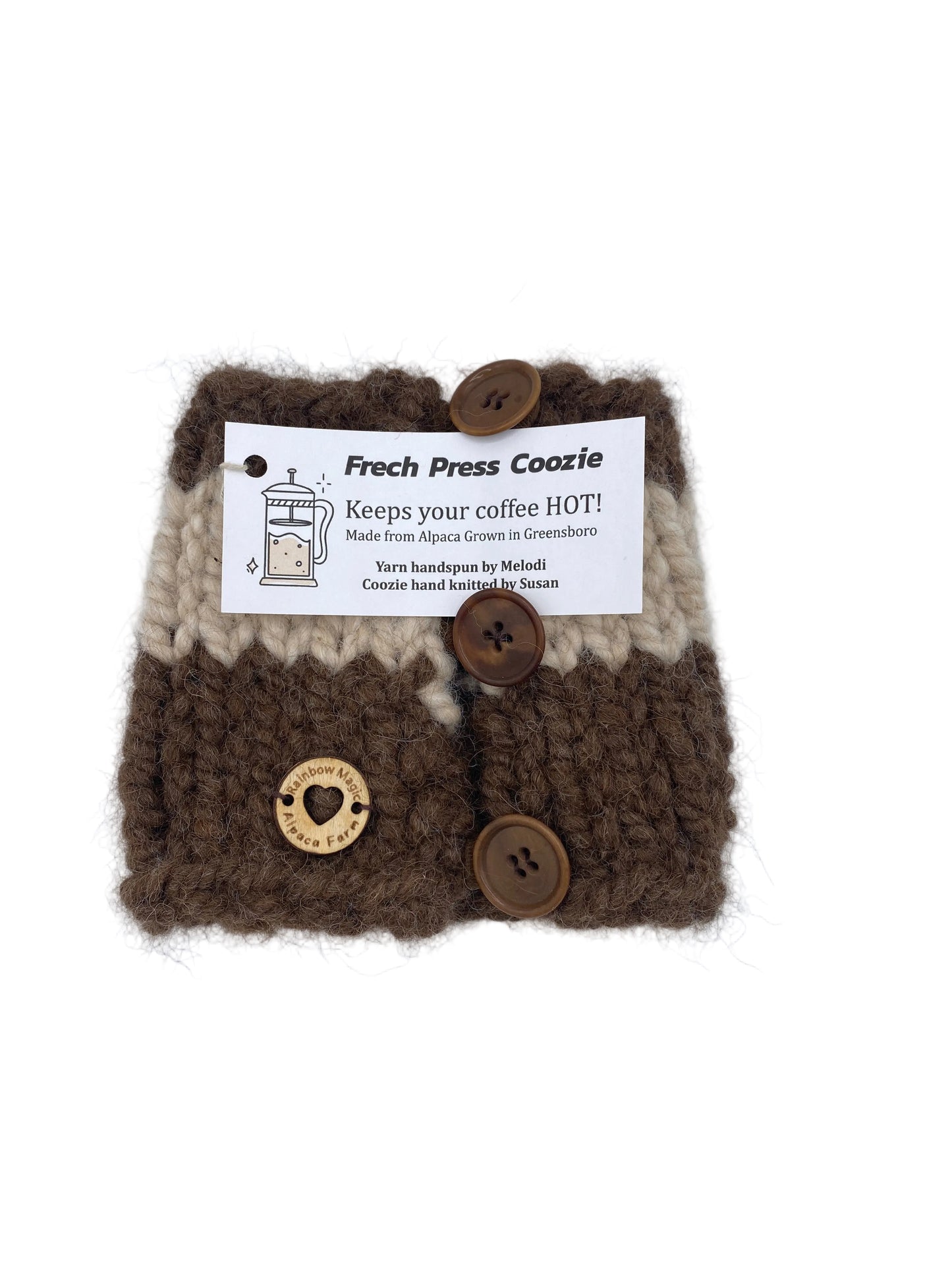 Hand Knit French Press Cozy