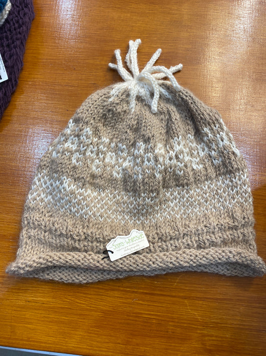 Sopris to Whiteside Handmade Hats - beige & cream