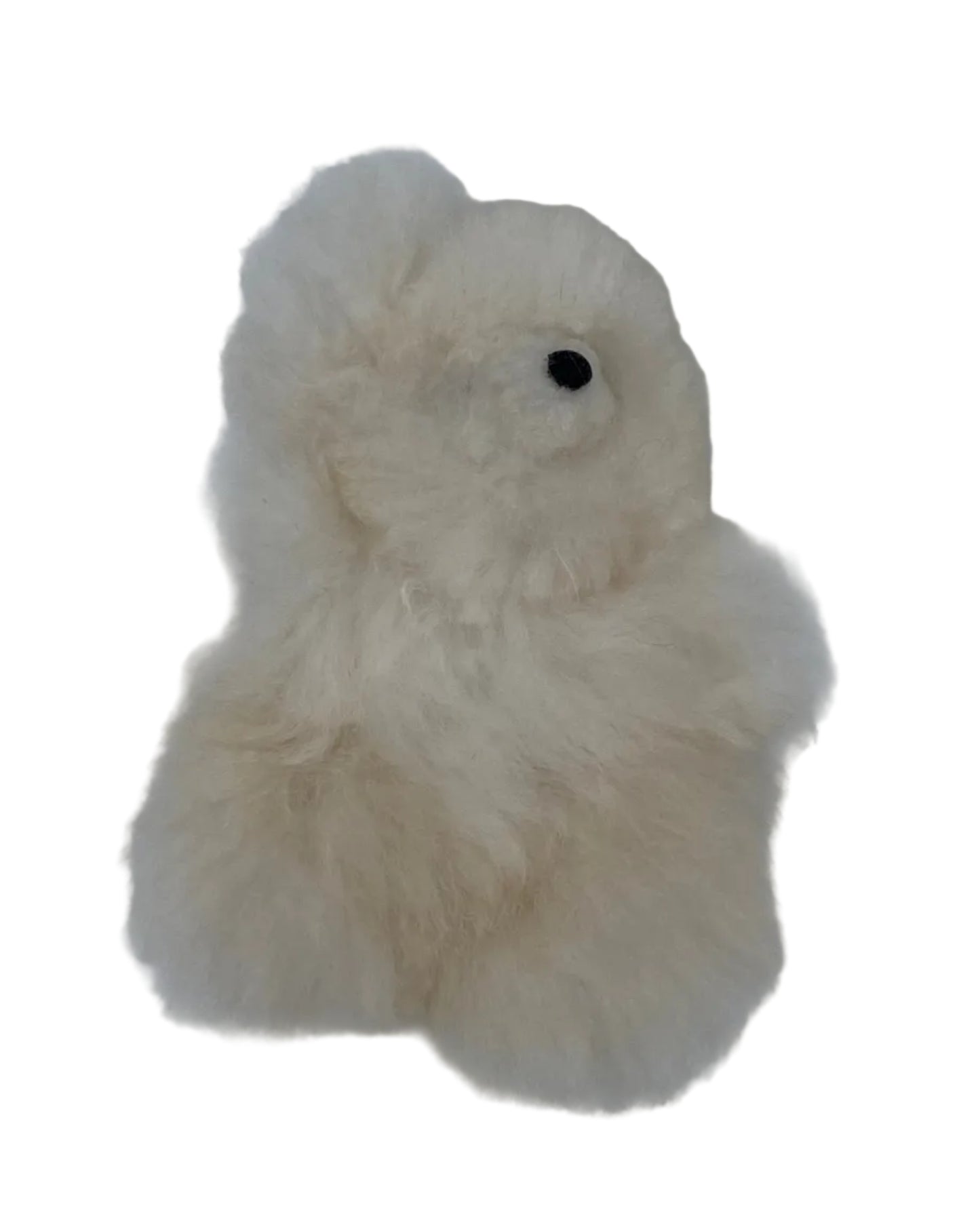 6" Alpaca Fur Teddy Bear Toy