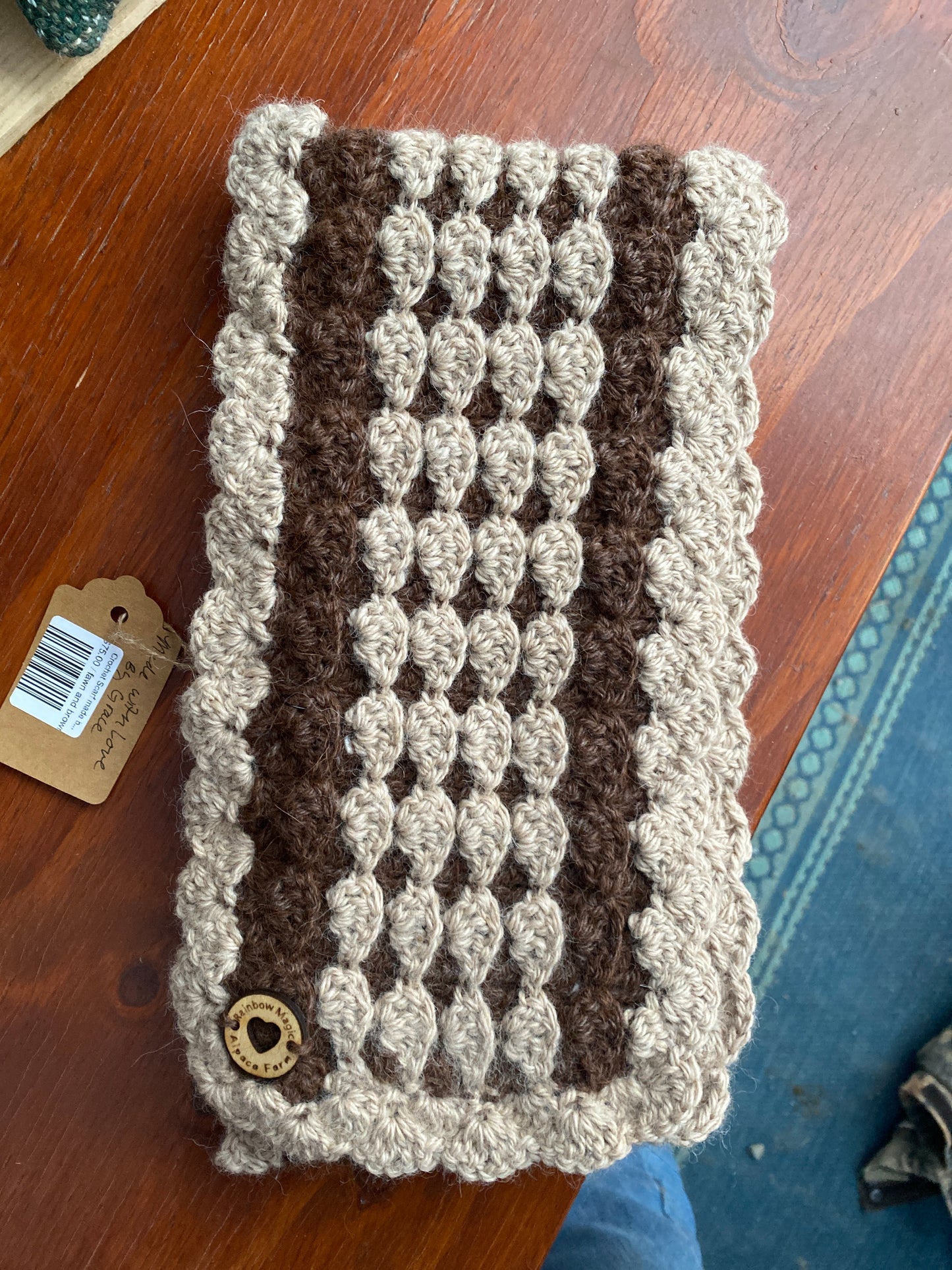 Crochet Scarf made by Grace with Love
