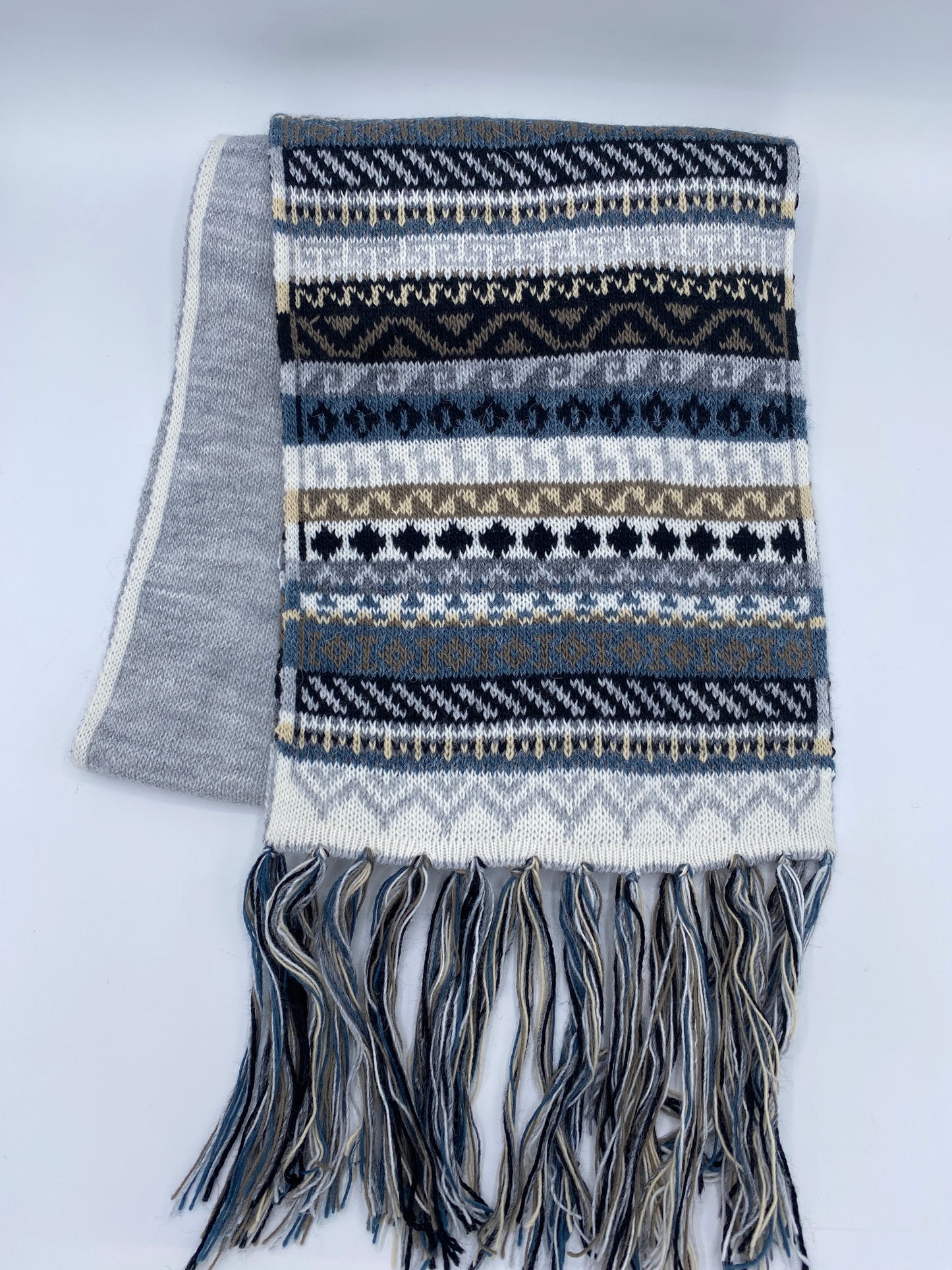 Multicolor Alpaca Scarf