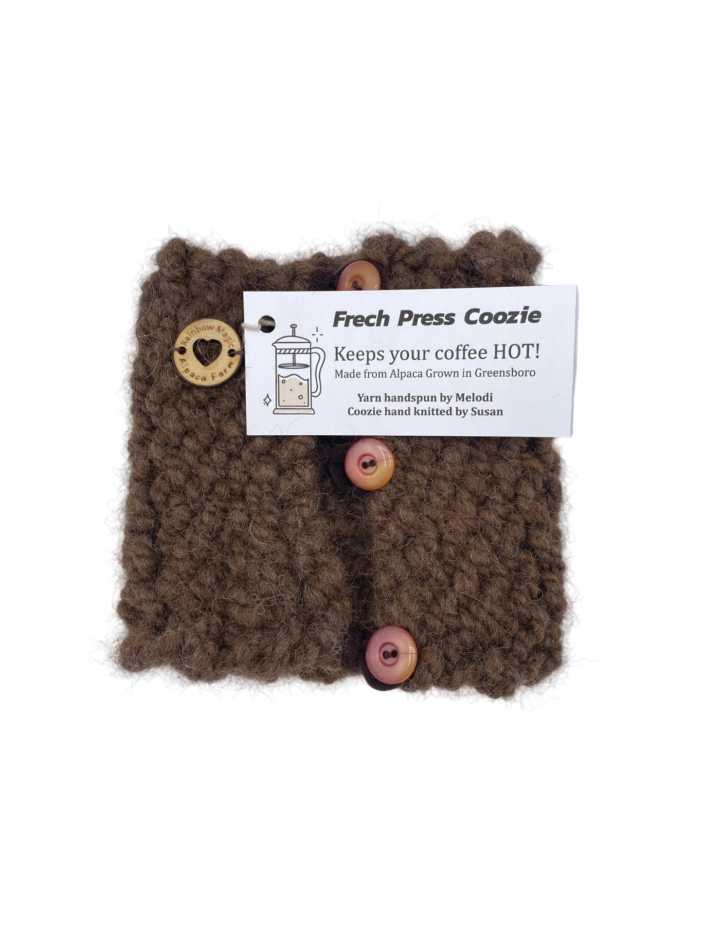 Hand Knit French Press Cozy