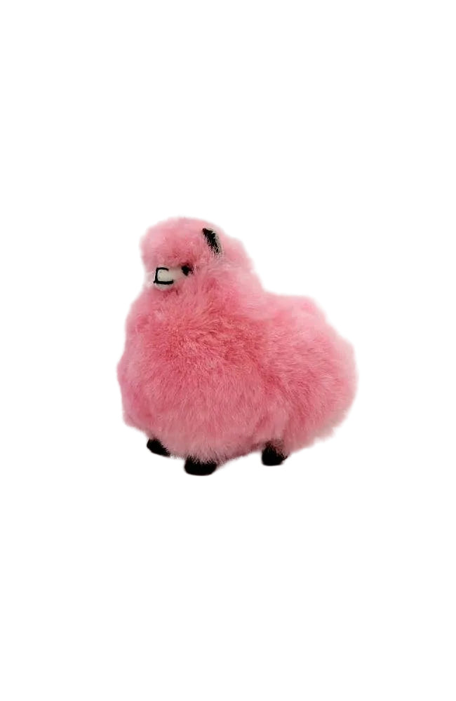 Mini Alpaca Fur Keychain | Purse Accessory | Backpack Accessory