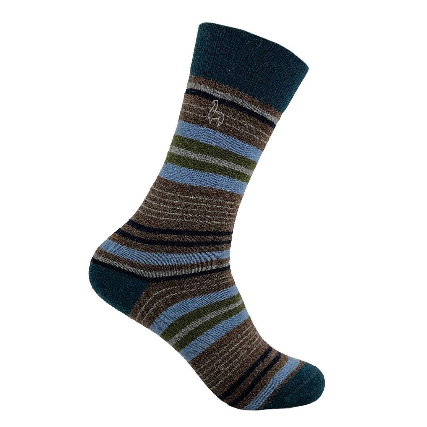 River Run Stripped Alpaca Socks