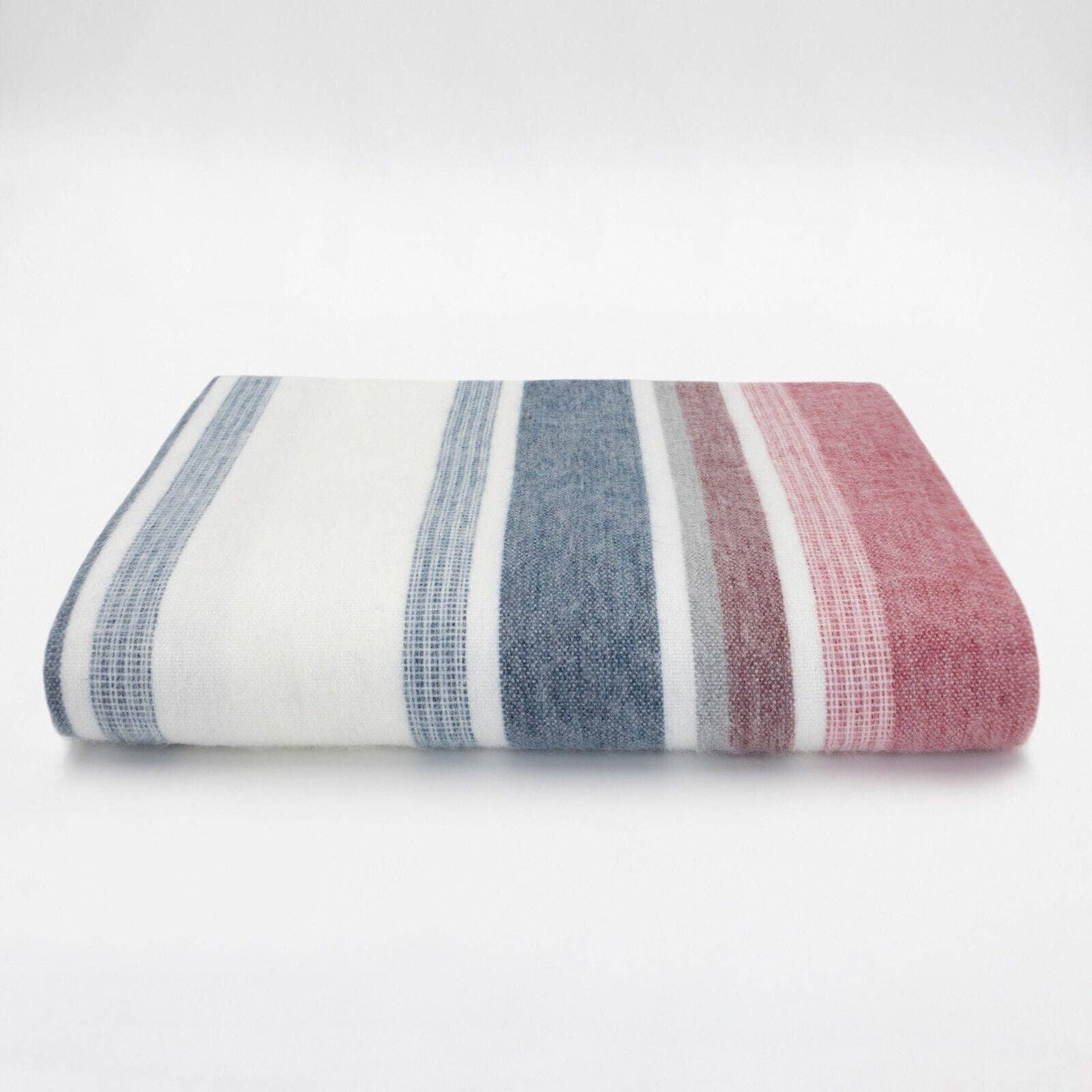 Pindo - Baby Alpaca Wool Throw Blanket / Sofa Cover - Queen 95 x 67 in - pink pastel colors