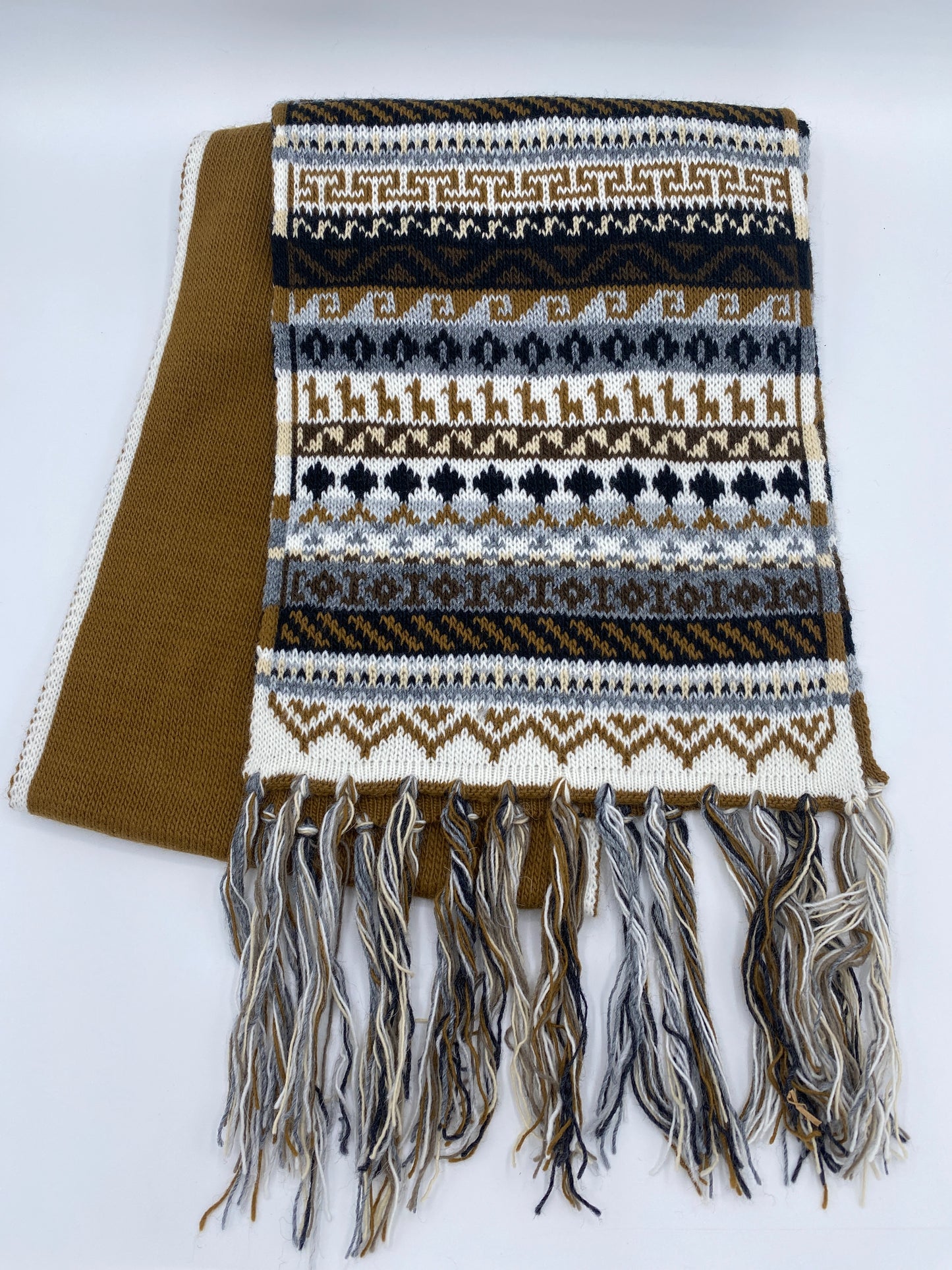 Multicolor Alpaca Scarf