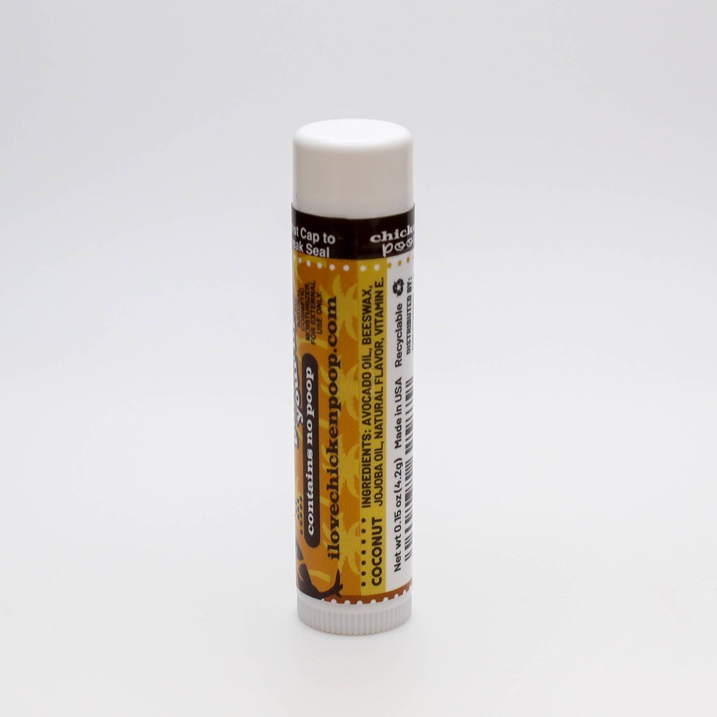 Chicken Poop® COCONUT Lip Balm, All Natural