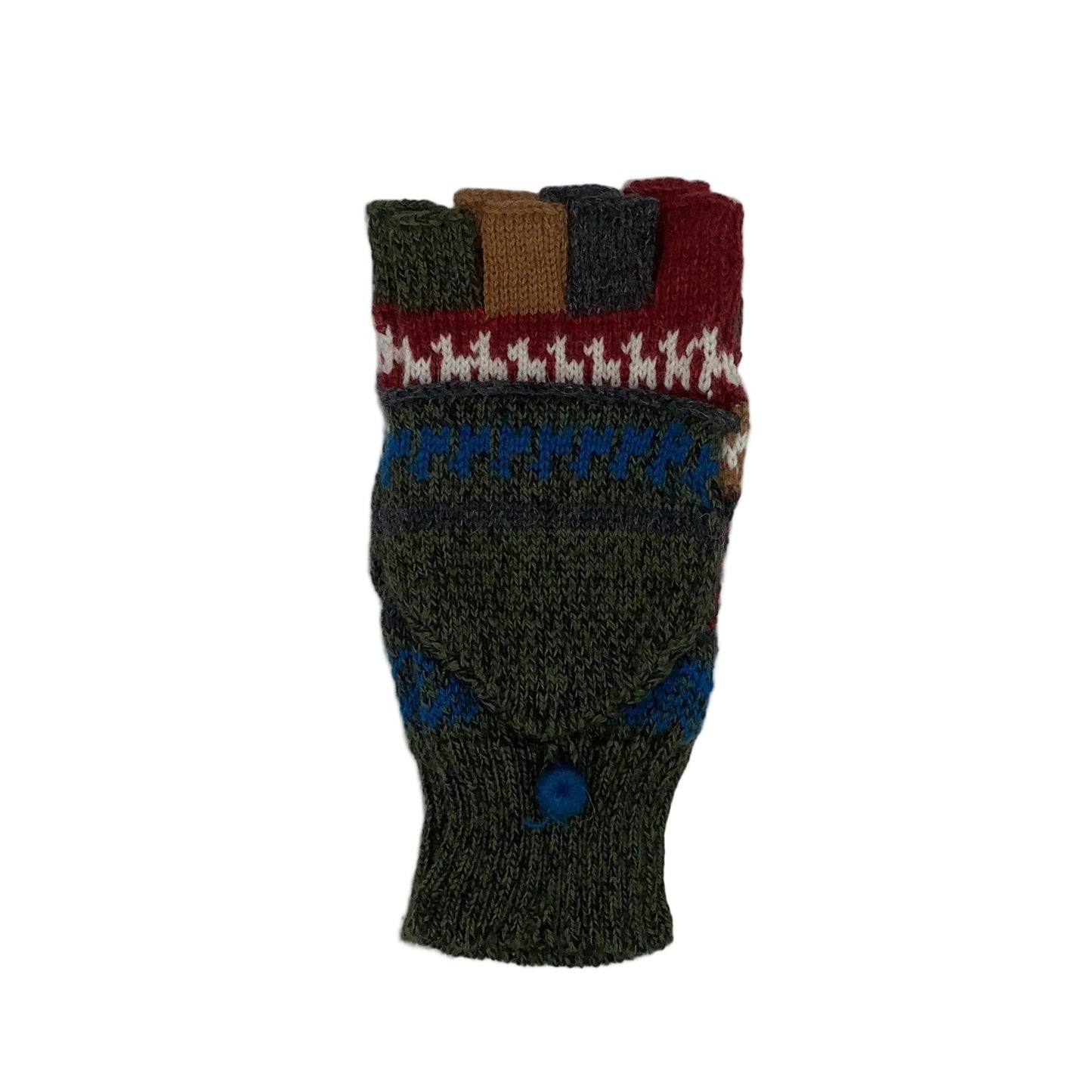 Multi Colored Alpaca Glittens
