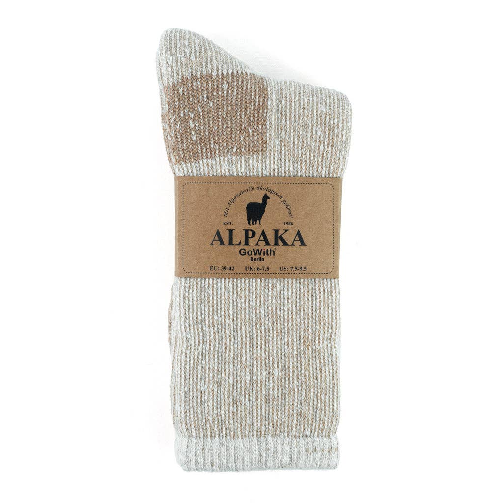 Double Layer Unisex Alpaca Wool Thermal Hiking Boot Socks EB