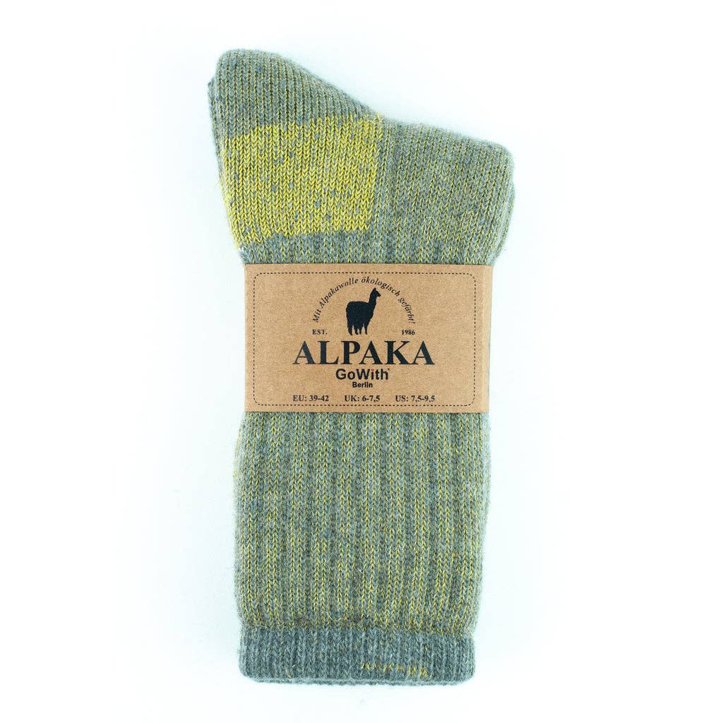 Double Layer Unisex Alpaca Wool Thermal Hiking Boot Socks GG