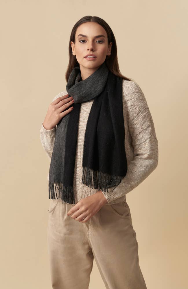 Baby Alpaca Scarf | Double Sided Scarf | Unisex Scraf | Fall