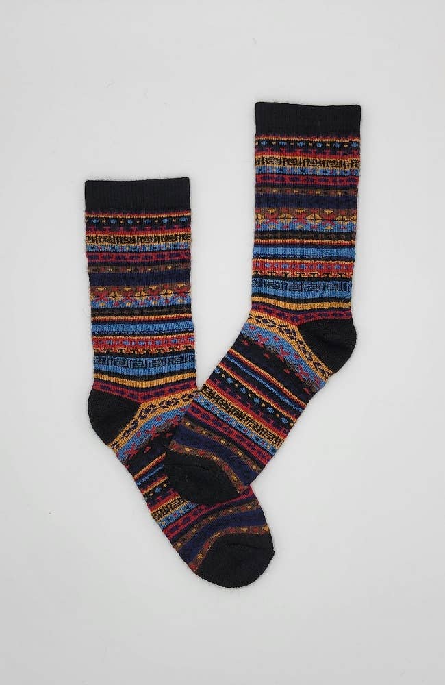 Alpaca Socks | Fair Isle | Unisex