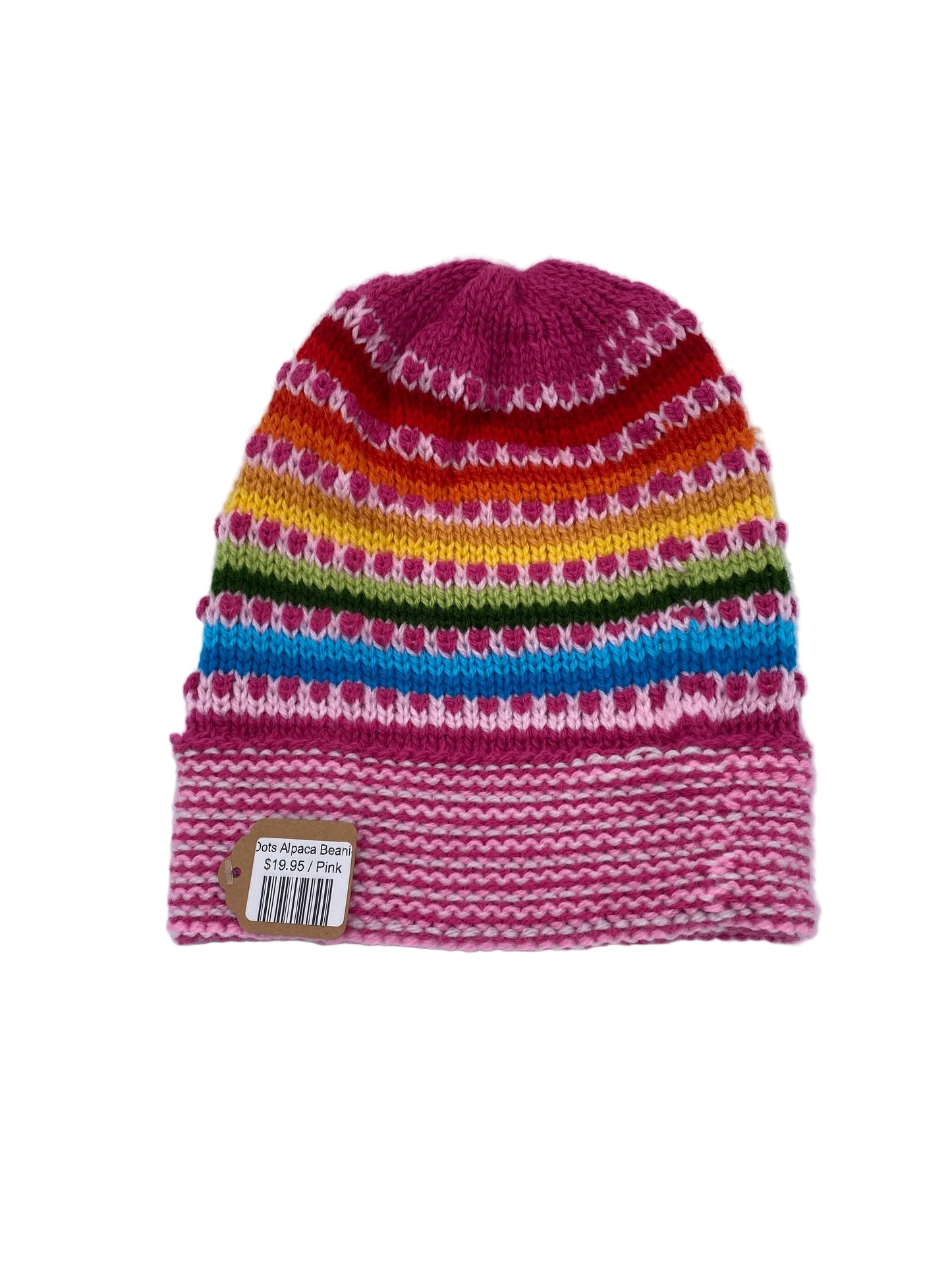 Dots Alpaca Beanie