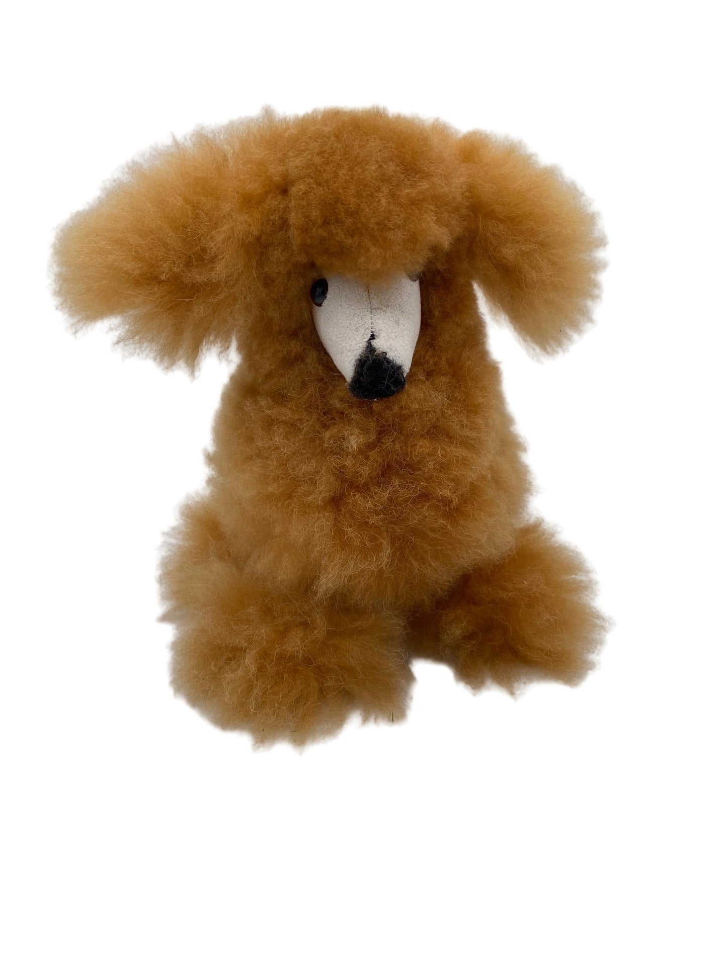 Alpaca Fur Medium Poodle Toy