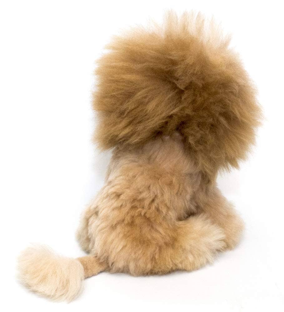 Alpaca Fur Baby Lion Toy