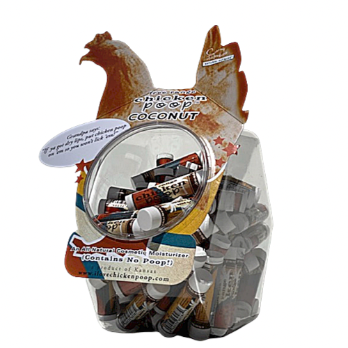 Chicken Poop® COCONUT Lip Balm, All Natural