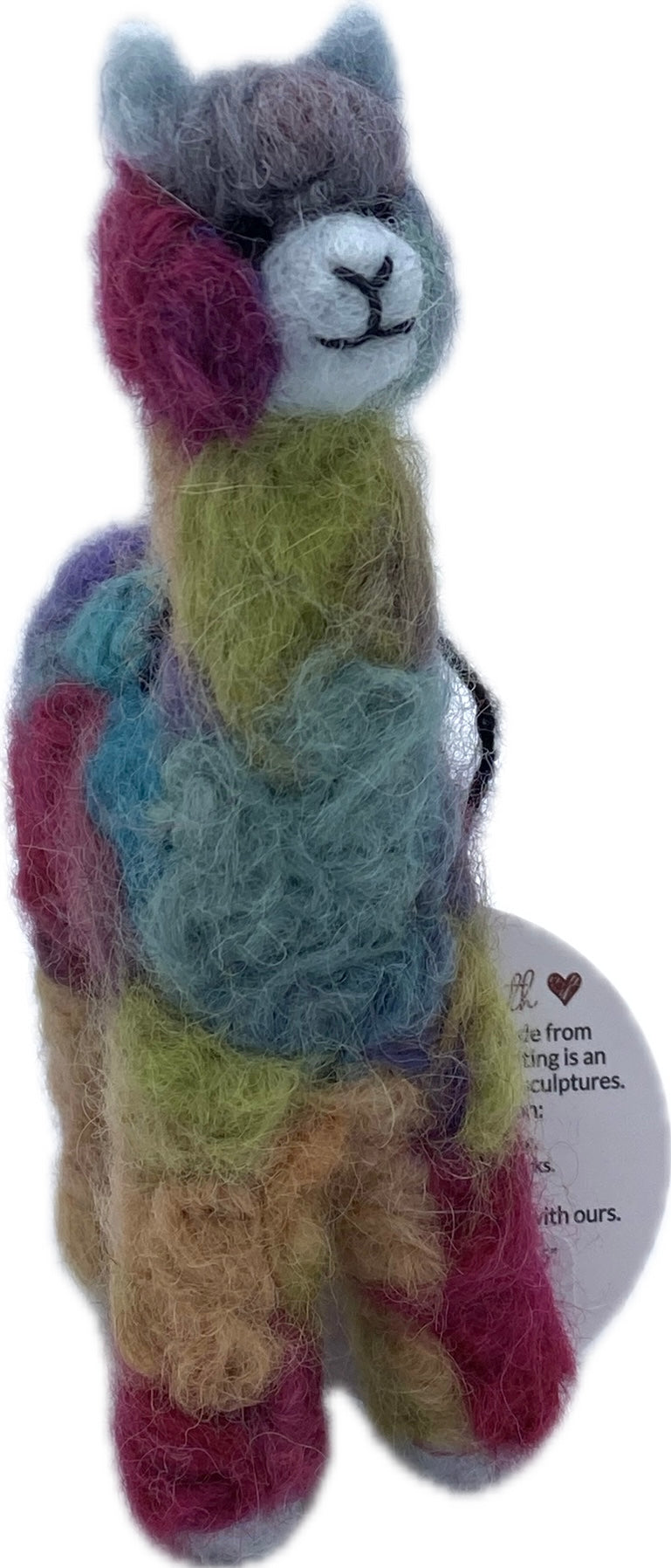 Felt Alpaca Figure - Confetti