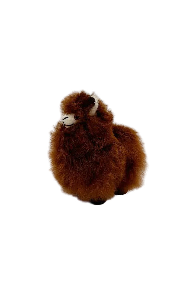 Mini Alpaca Fur Keychain | Purse Accessory | Backpack Accessory