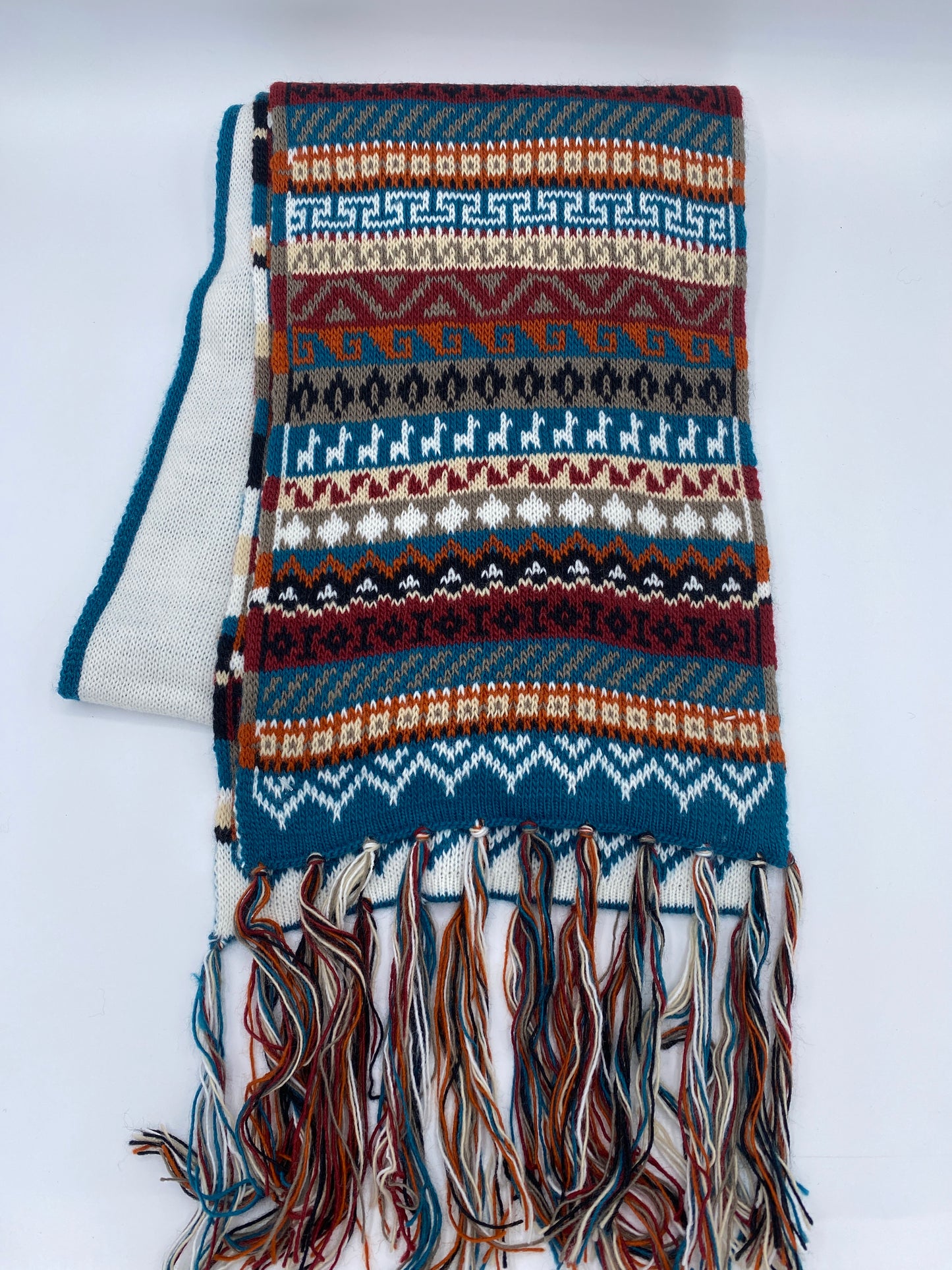Multicolor Alpaca Scarf