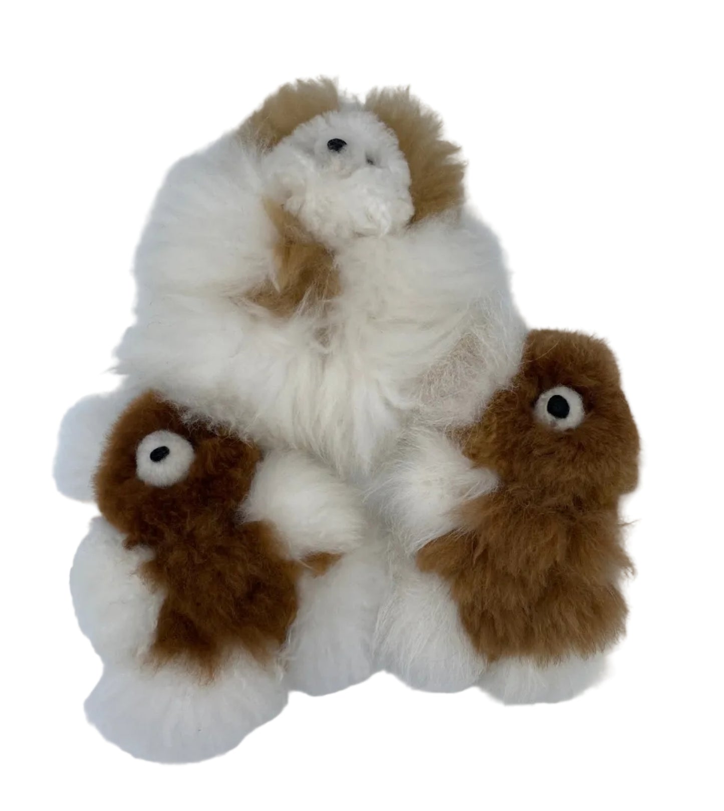 6" Alpaca Fur Teddy Bear Toy