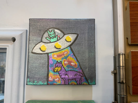 “Going To Space” Magnetic Canvas Painting