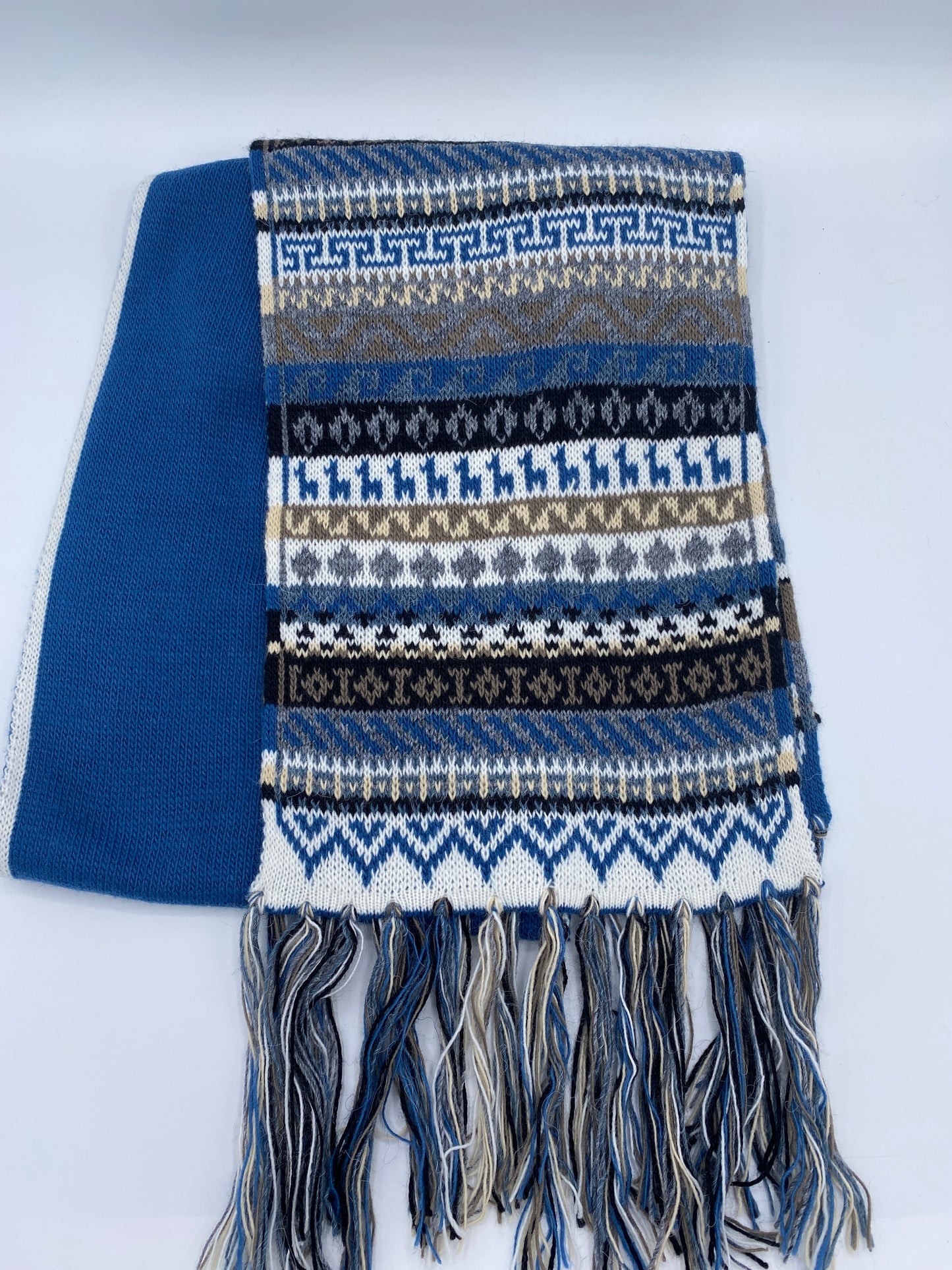 Multicolor Alpaca Scarf