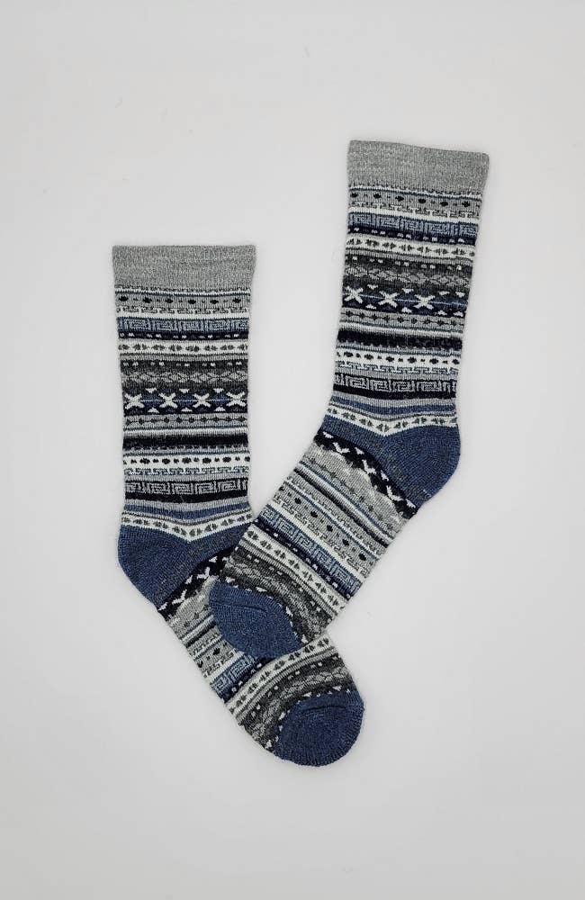 Alpaca Socks | Fair Isle | Unisex