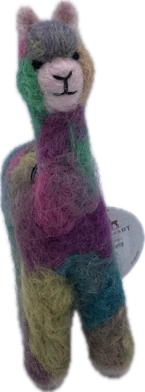 Felt Alpaca Figure - Confetti