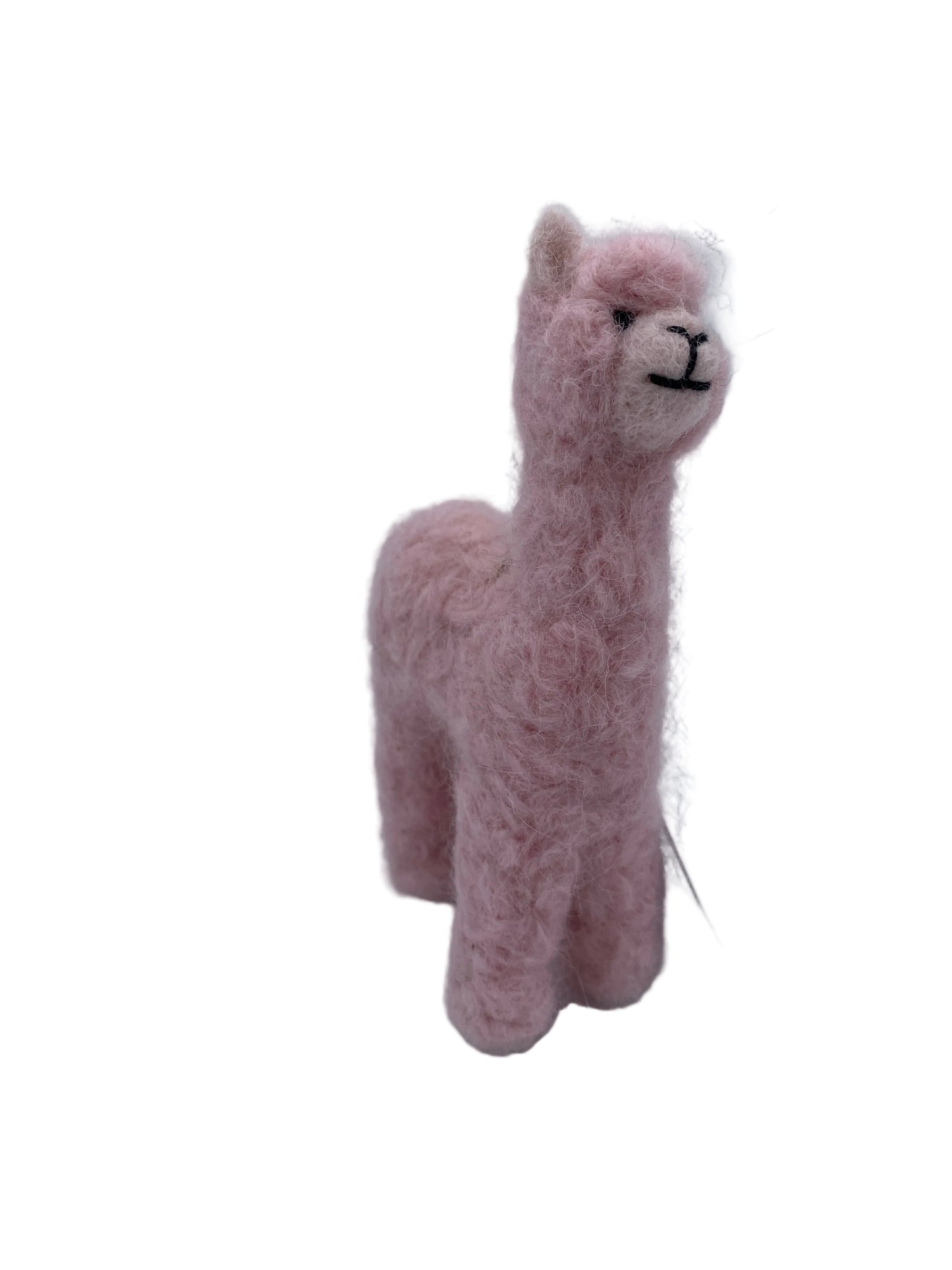 Felted Cria Alpaca Figurine