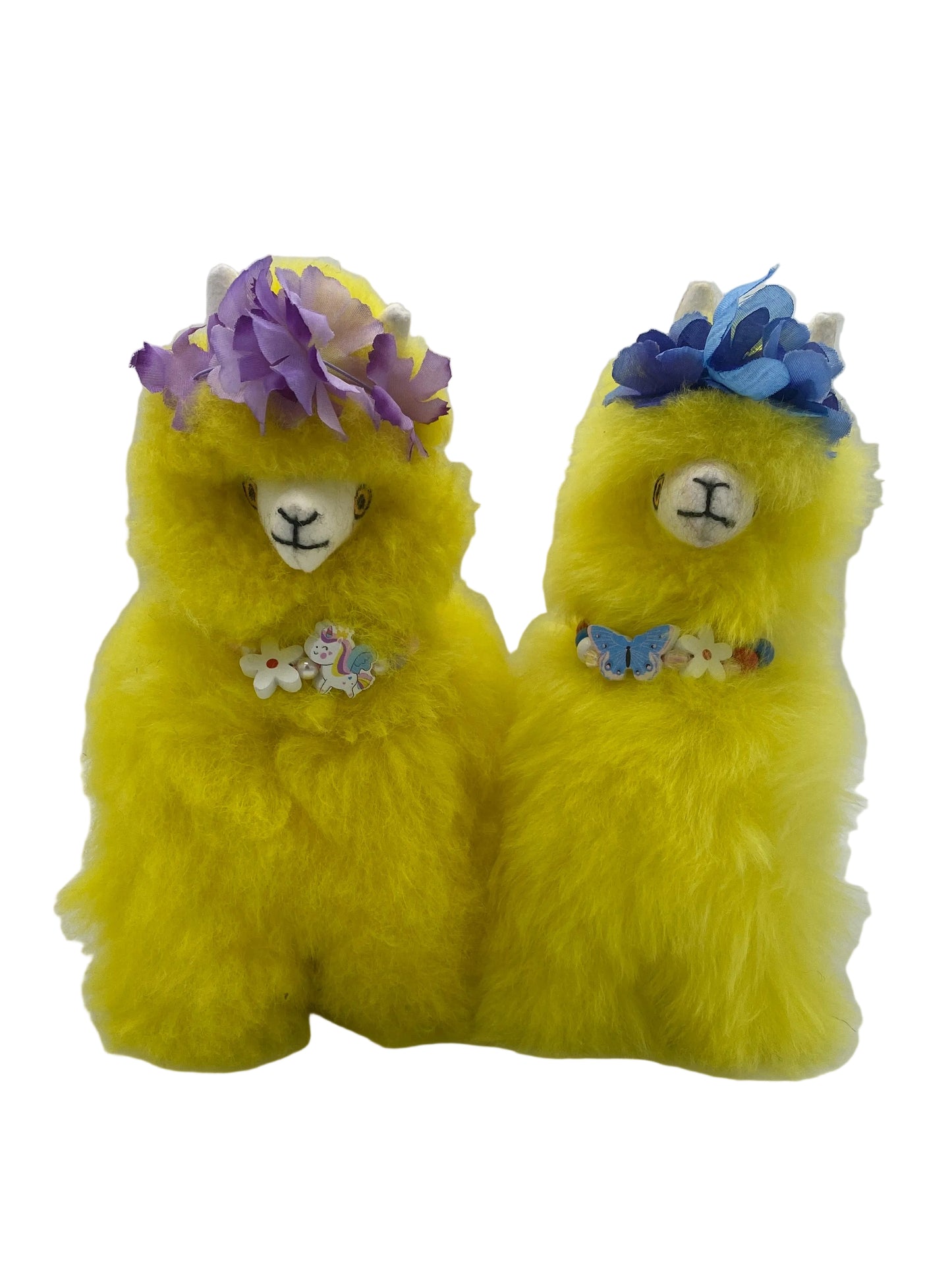 Yellow Spring Alpaca Fur Figure