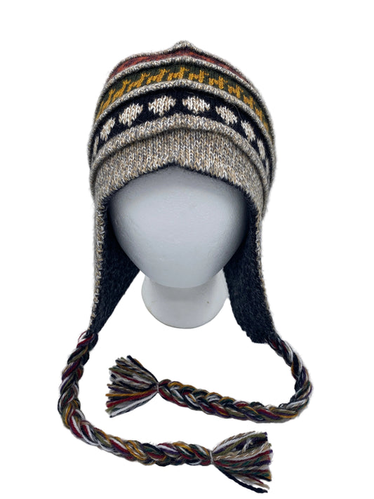 Reversible Alpaca Hat with Earflaps