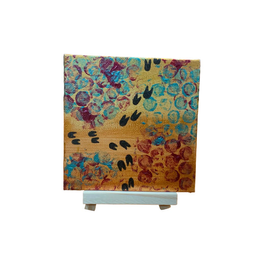 “Paths” Painting on Easel