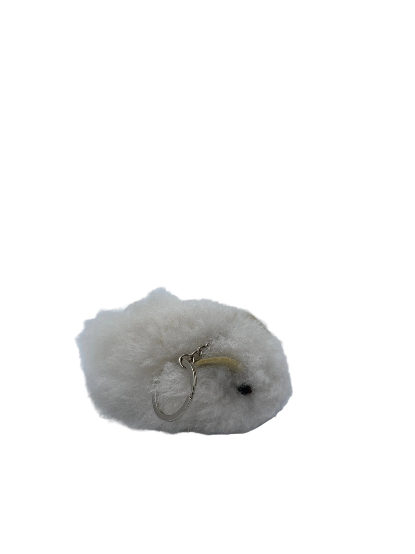 Guinea Pig Alpaca Fur KeyChain