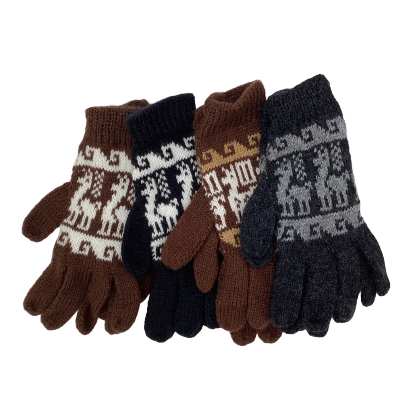 Alpaca & Acrylic Wool Gloves