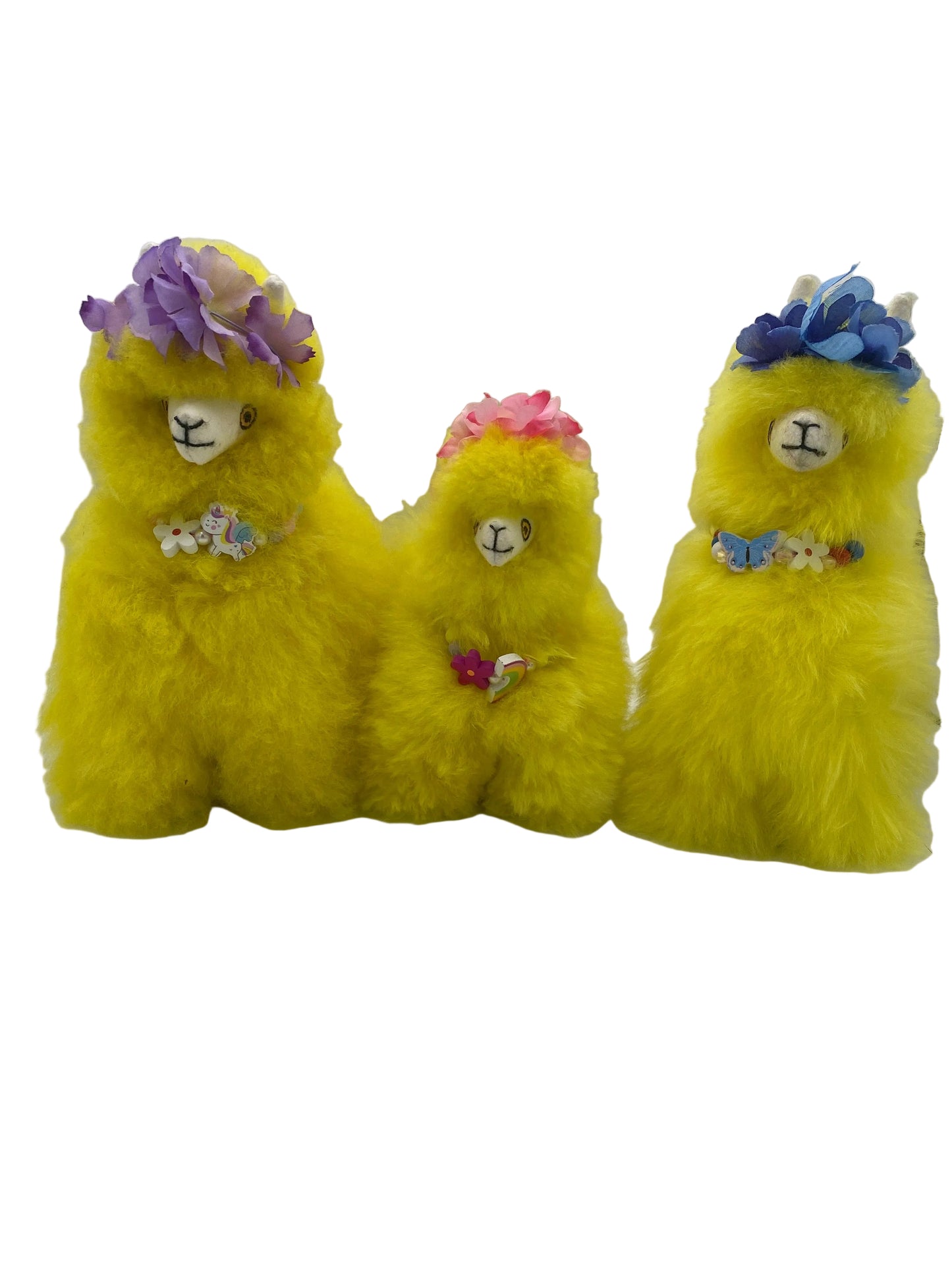 Yellow Spring Alpaca Fur Figure