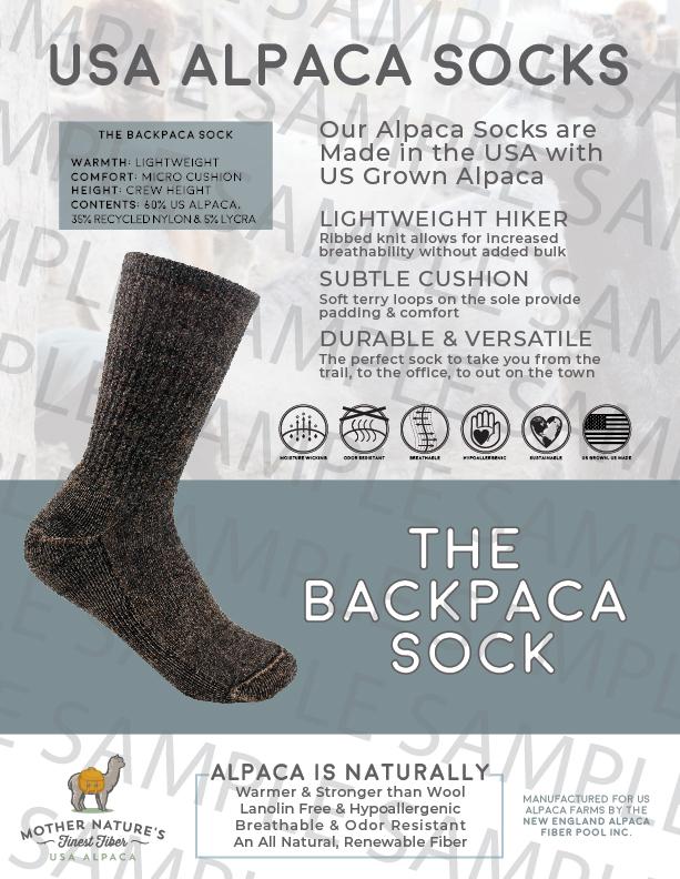 Backpaca - Alpaca Hiker Sock