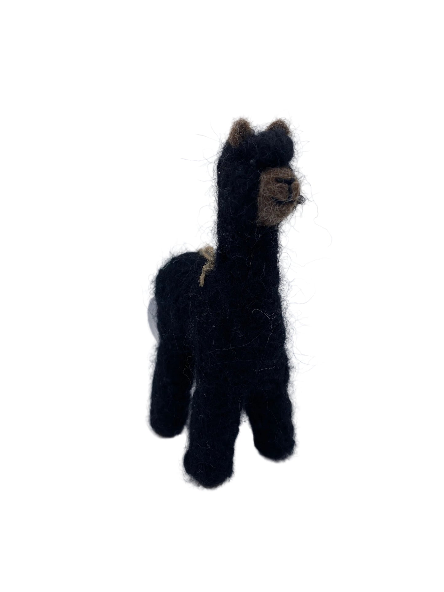 Felted Cria Alpaca Figurine