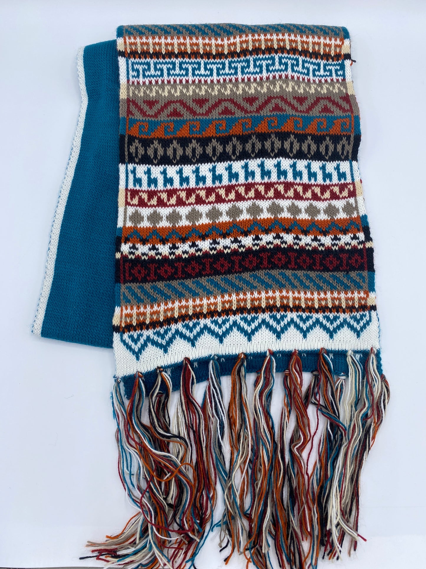 Multicolor Alpaca Scarf
