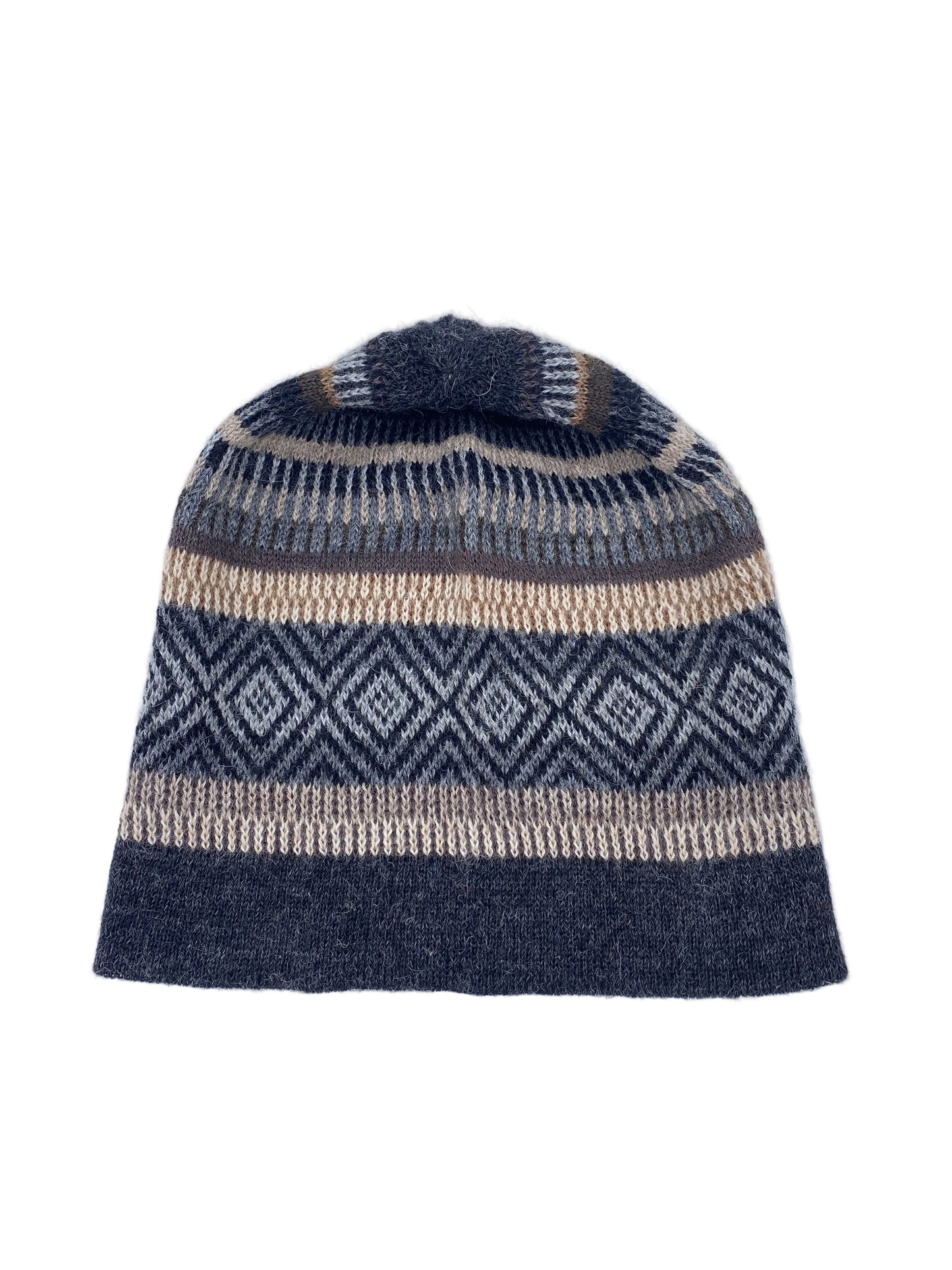 Baby Alpaca Hat with Ethnic Design