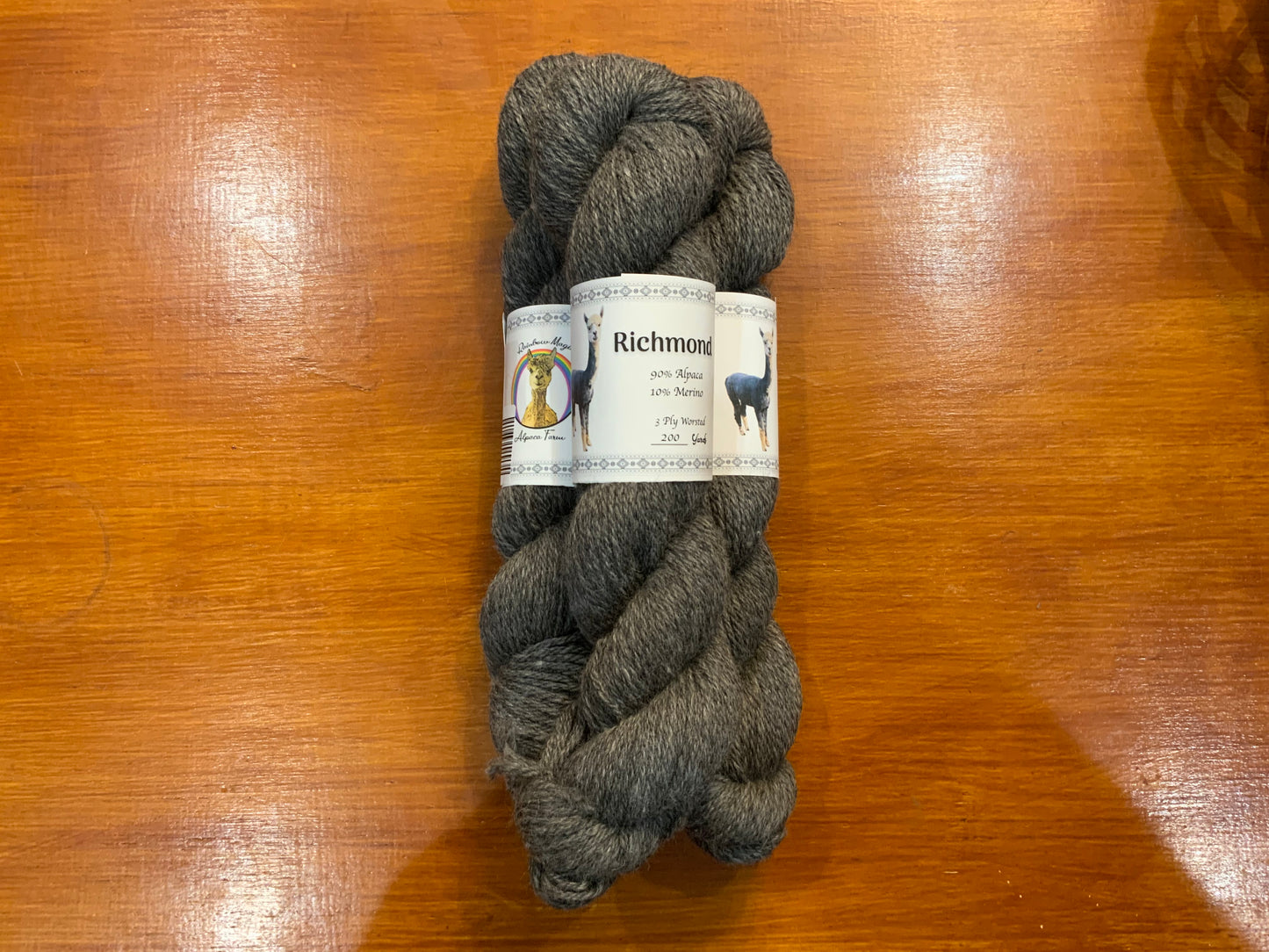 Richmond 3ply worsted 10% merino %90 Alpaca