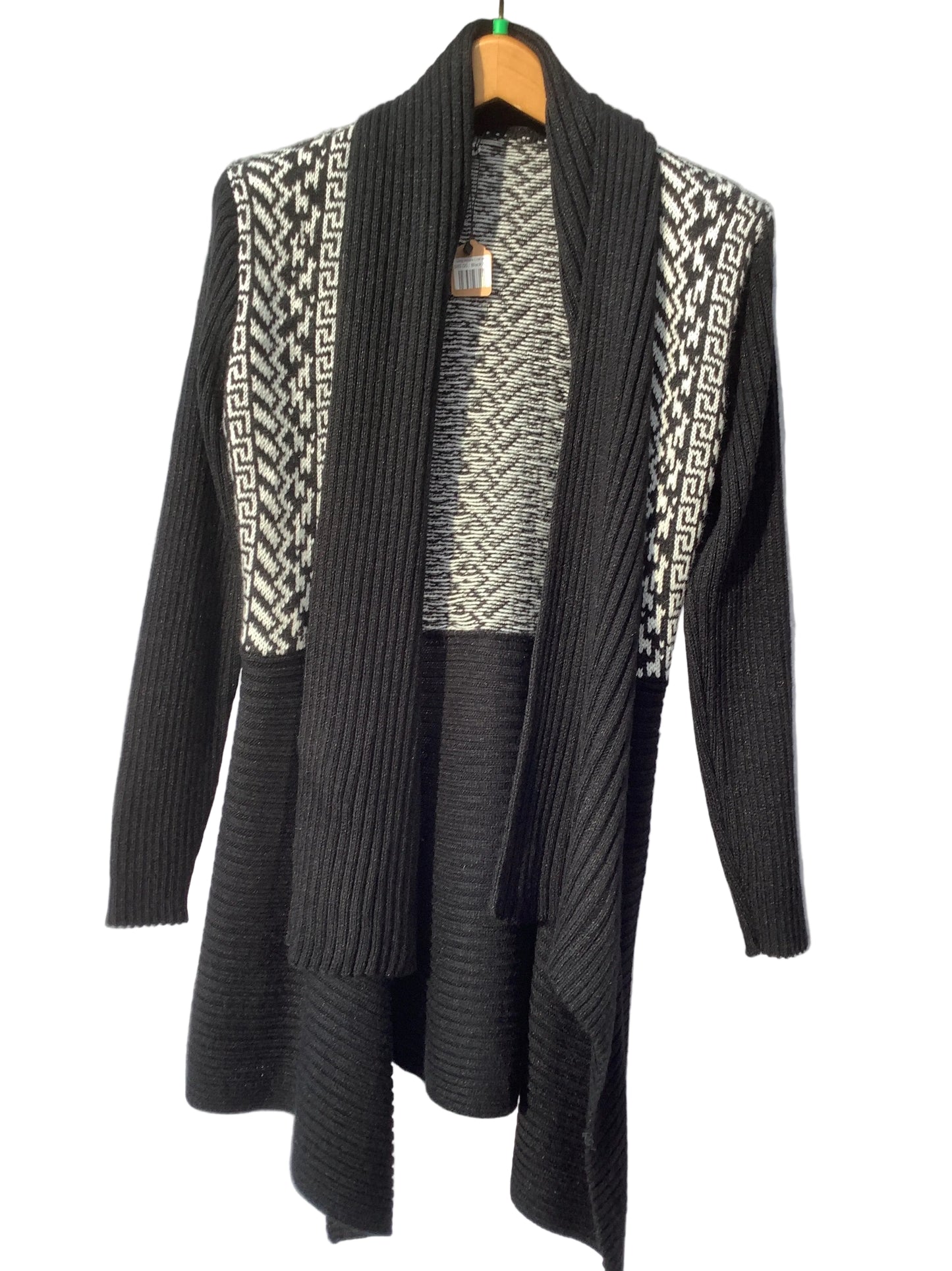 Long Alpaca Coat with Design