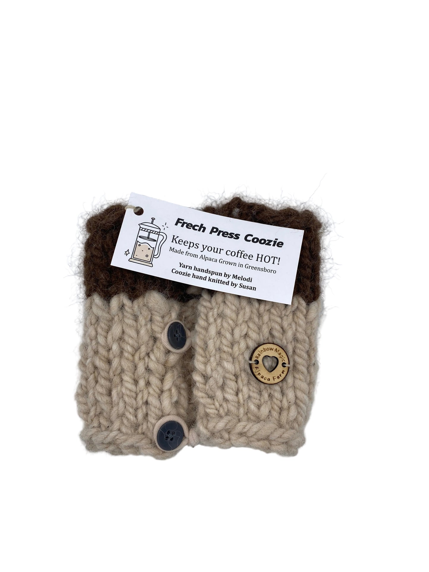Hand Knit French Press Cozy