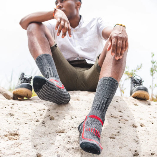 Hiking Alpaca Extreme Sport Crew Length Sock - MC