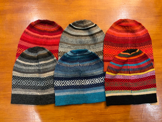 Baby Alpaca Hat with Ethnic Design