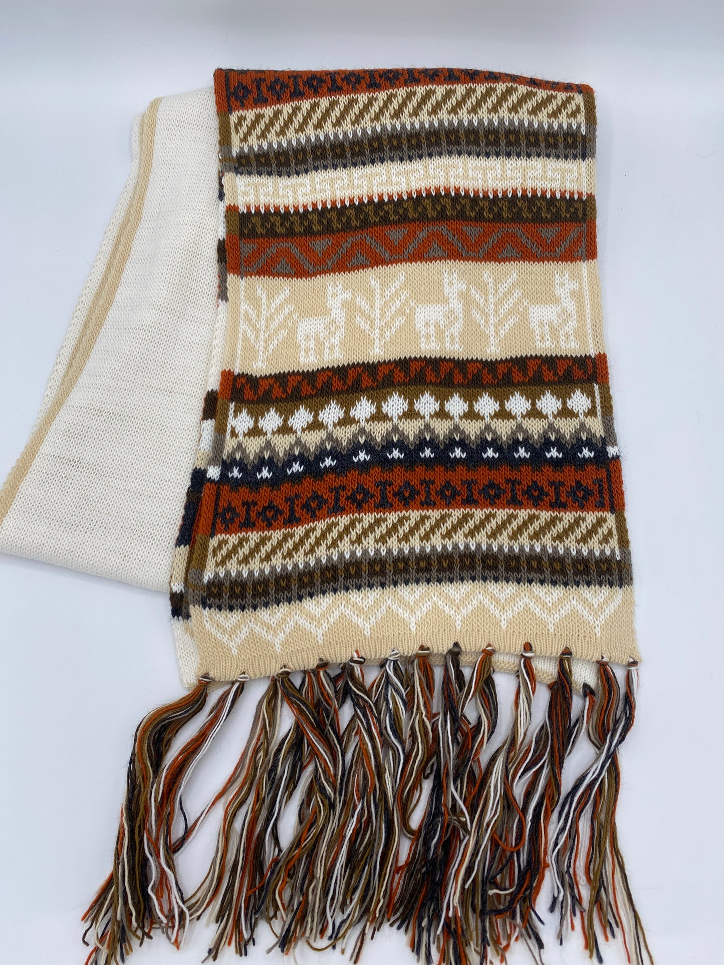 Multicolor Alpaca Scarf